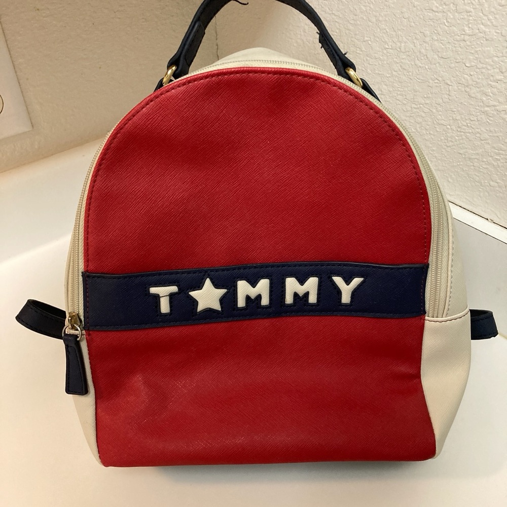 Tommy Hilfiger Womens Mini Back Pack Faux Leather